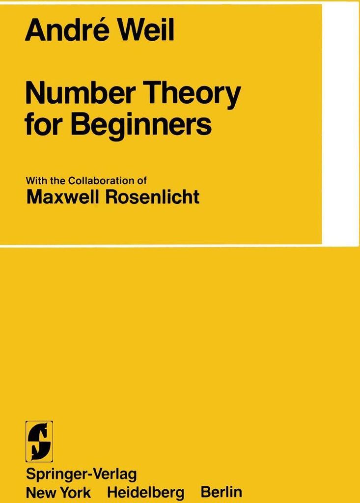 Number Theory for Beginners