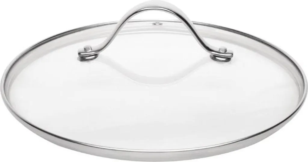Casserole Vogue 180 mm en verre résistant au feu avec couvercle inclus