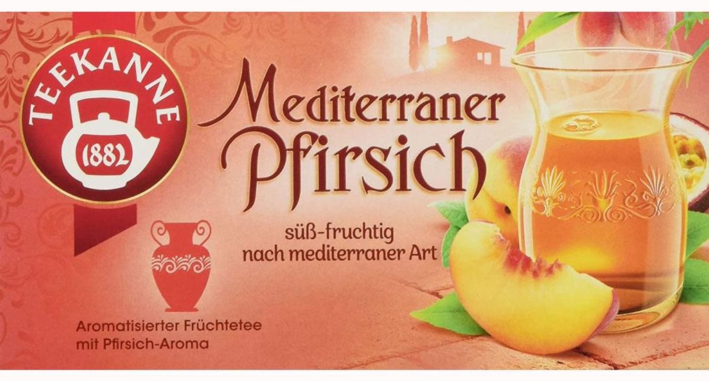 Teekanne 7262 Mediterraner Pfirsich Tee - 20 Beutel Obrázek produktu 