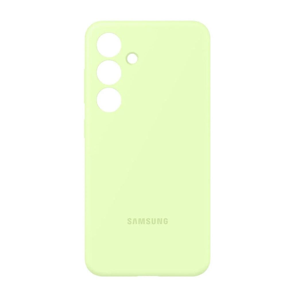 Samsung siliconen hoesje voor de Galaxy S24+ - khaki Productafbeelding 