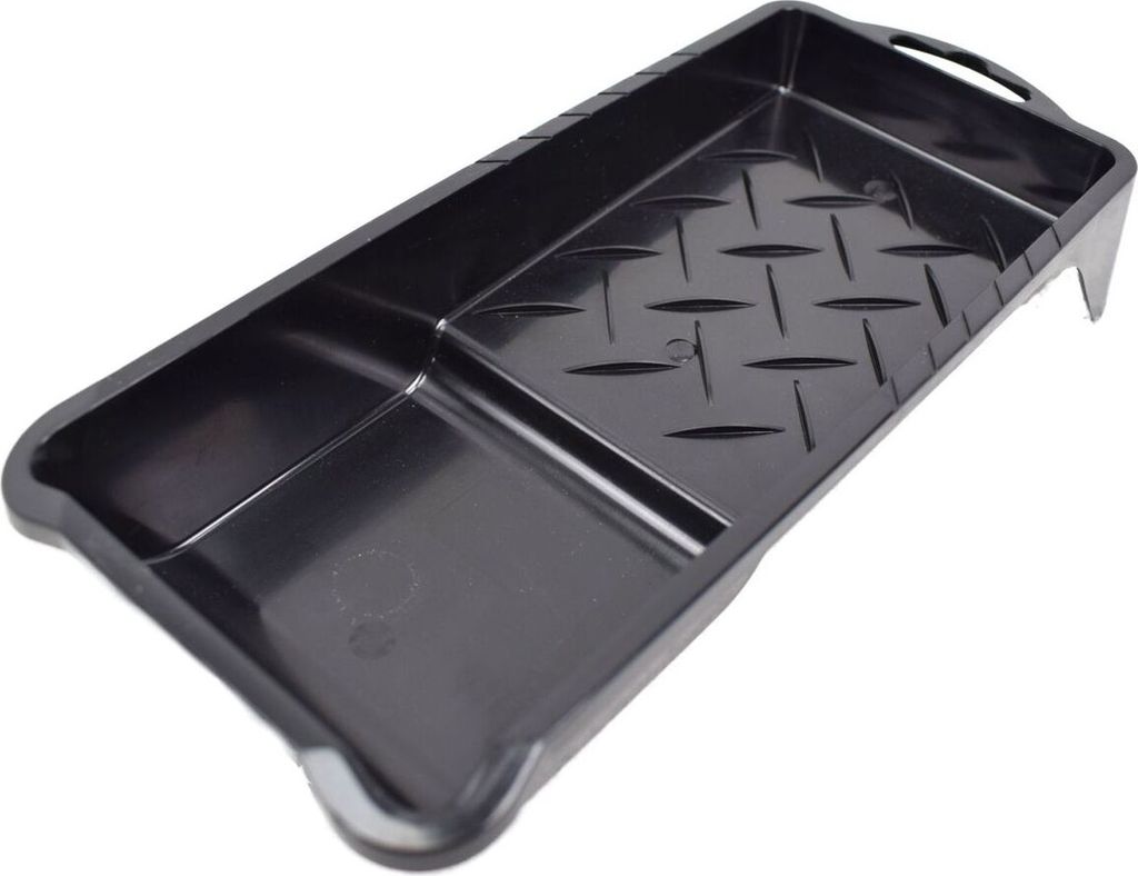 Farbwanne Lackwanne Lackierwanne Malerwanne Profi Kunststoff schwarz 12 x 23 cm