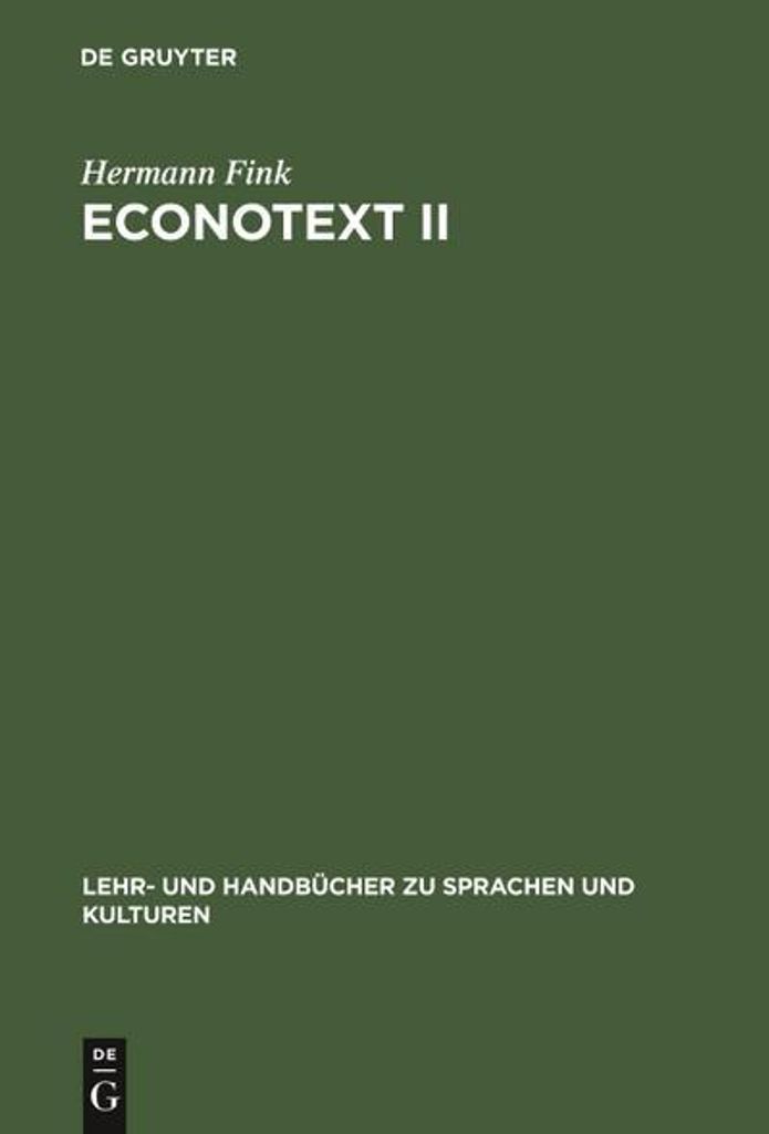 Econotext II