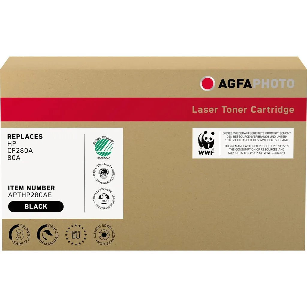 Toner AgfaPhoto 80A Nero: Stampa Professionale Senza Costi Eccessivi