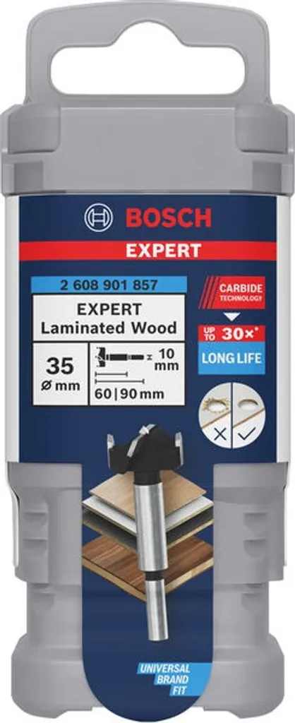 EXPERT Punta Cerniere 35mm - Alte Prestazioni Legno Laminato