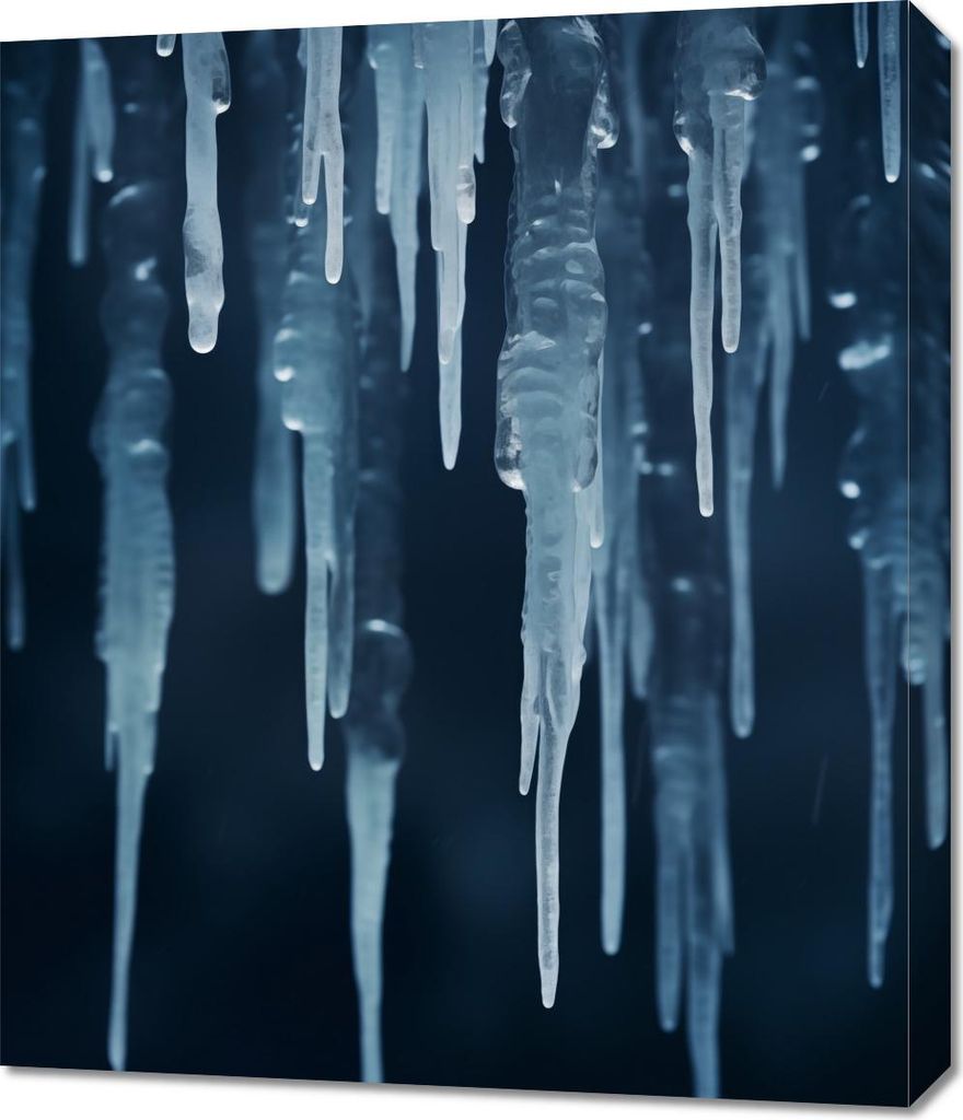 Bild 60x70cm Winterflüstern