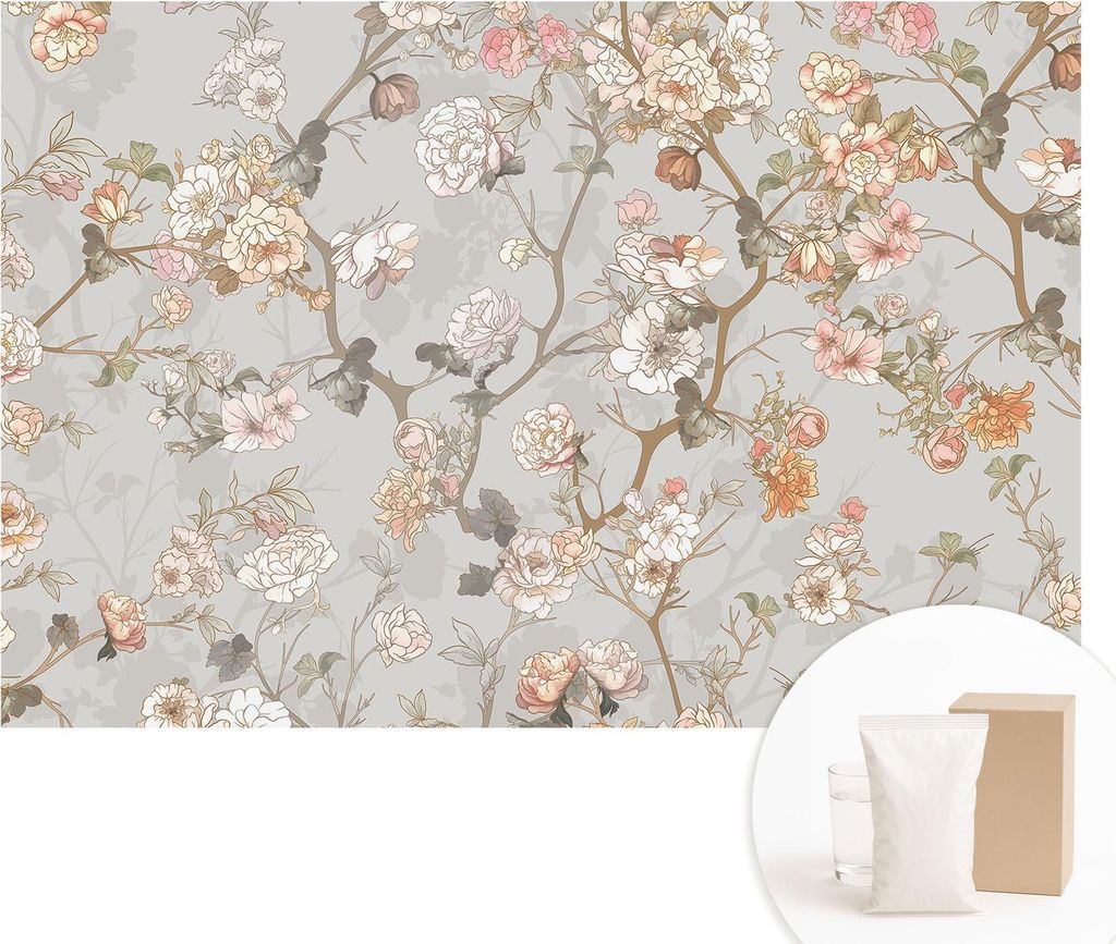 Fototapete - Wandbilder für Wohnzimmer - 104x70 cm - Dekorative Wandfolie - Modernes Design für Wanddekoration - Tapeten für Innenräume - Roman...