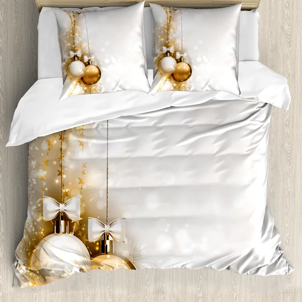 Set Letto Natalizio ABAKUHAUS 200x200 con Federe: Idea Regalo Natale
