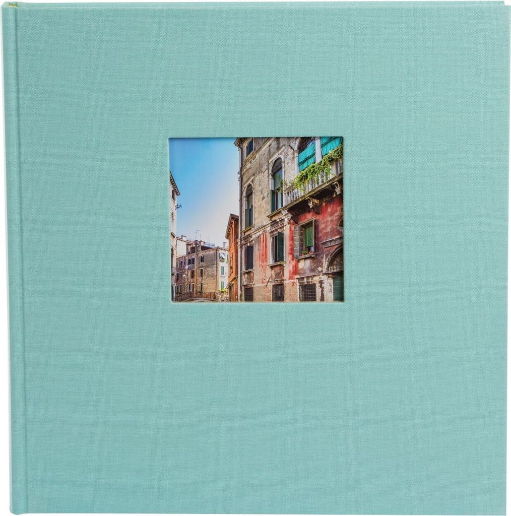 Goldbuch Fotoalbum Bella Vista Trend Aqua 30x31 cm 60 Seiten Leinen