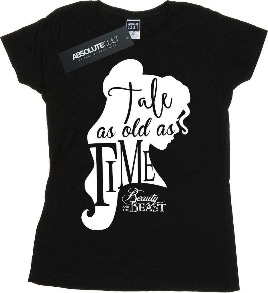 Disney - "Tale As Old As Time" T-Shirt für Damen BI47594 (XL) (Schwarz)