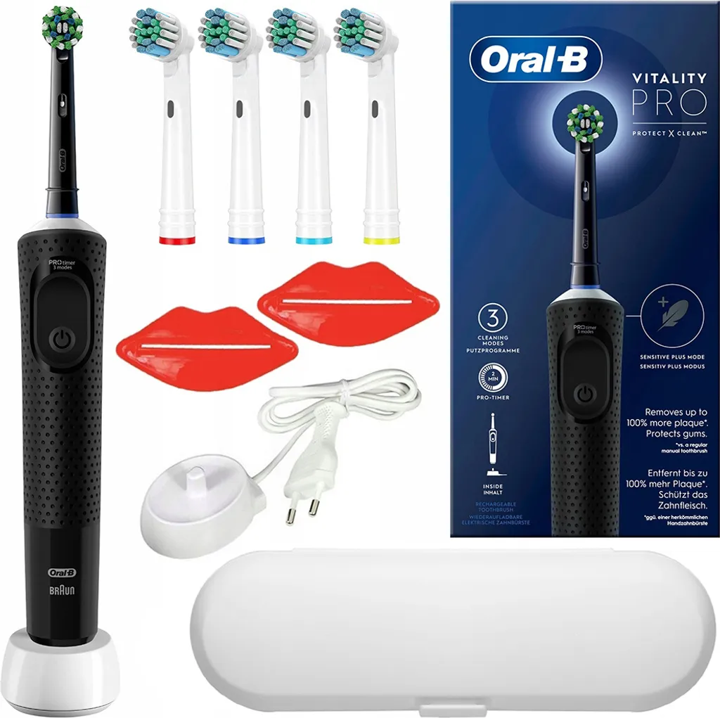 Oral-B Vitality PRO Protect X Clean Nero: Performance e Igiene Superiore