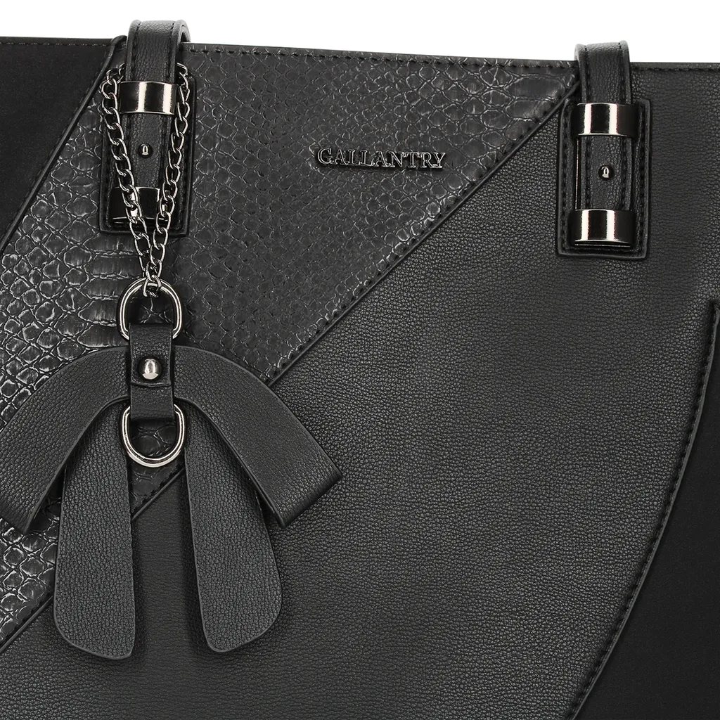 Borsa Donna Gallantry Tote Nero Serpente | Dal Giorno alla Sera - 5