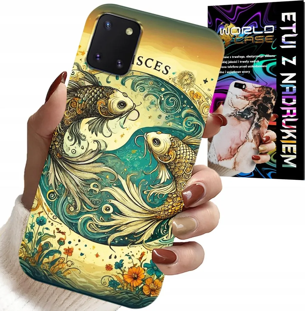 Cover Samsung A81 Zodiaco Pesci: Design Astronomico e Lamina Luxury
