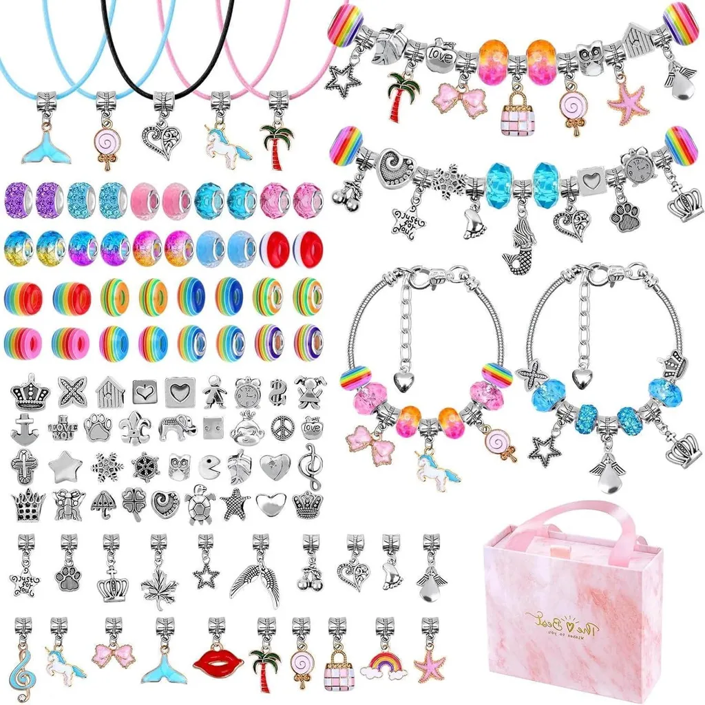 Kit bijoux sans outils : réalisez facilement 102 charms DIY pour tous
