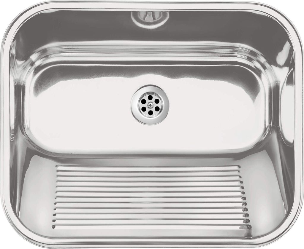 1-bowl utility sink - recessed or wall-mounted Produktbild 