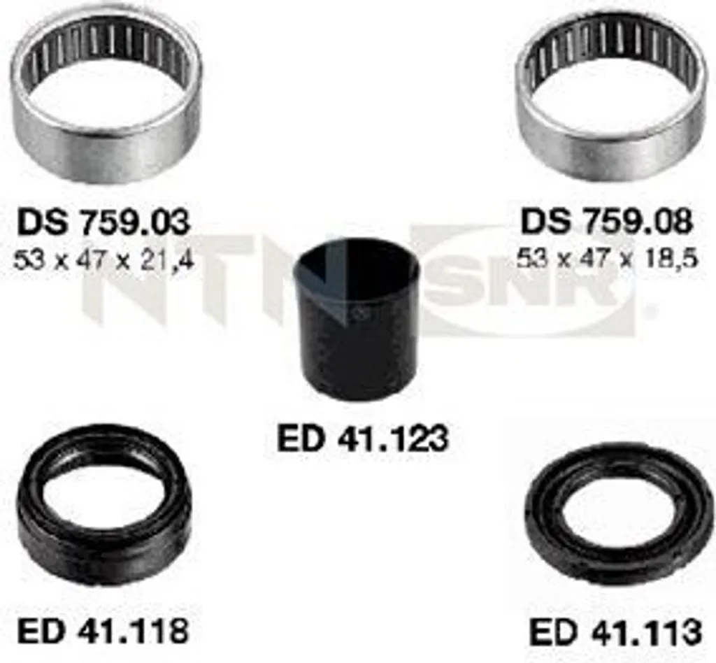 Kit réparation essieu SNR KS559.07 haute résistance pour Saxo VTS