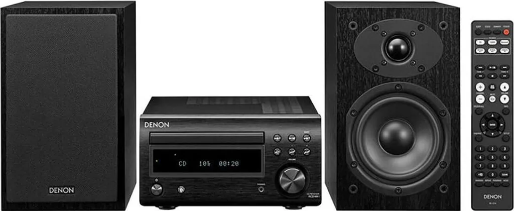 Chaîne hi-fi Denon D-M41BKBKEKGE compacte CD et Bluetooth noir - 2