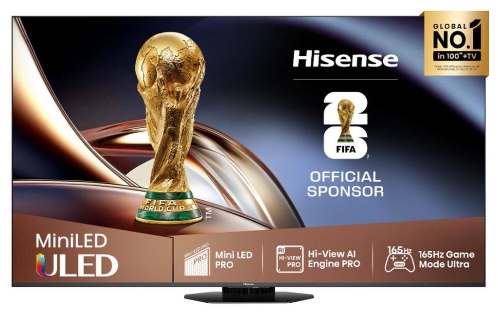 Hisense 75" U8Q, 4K Ultra HD 3840x2160, Mini LED Pro, FALD, Produktbild 