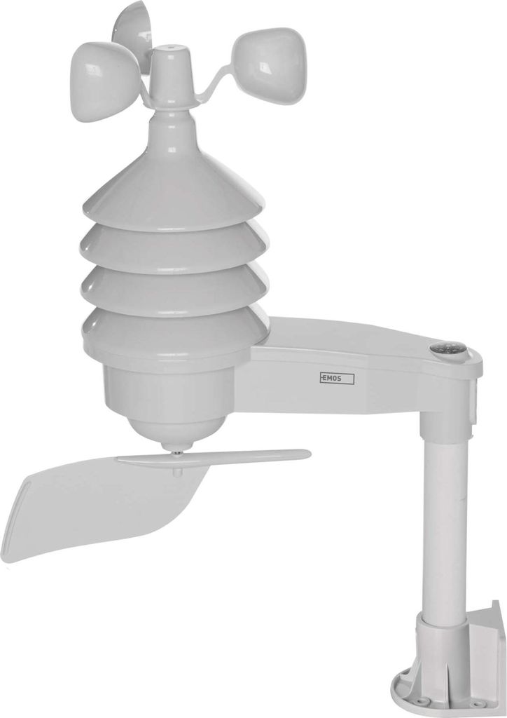 EMOS Drahtloser Sensor, Windsensor, Anemometer, Windfühler, Funkwindsensor für Profi Wetterstation EMOS E6016, E06016