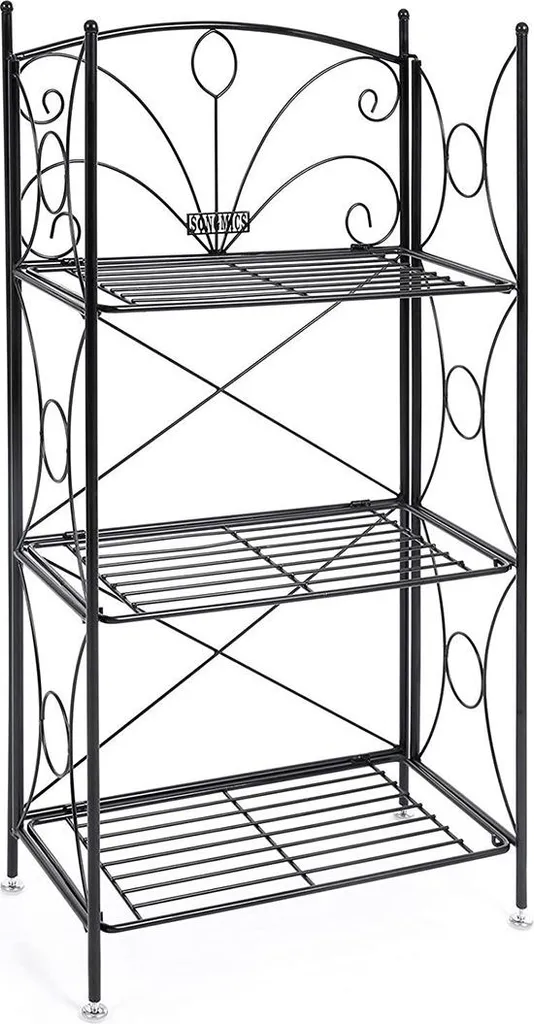 Étagère à fleurs modulable 3 niveaux en bambou, support pot compact 70cm