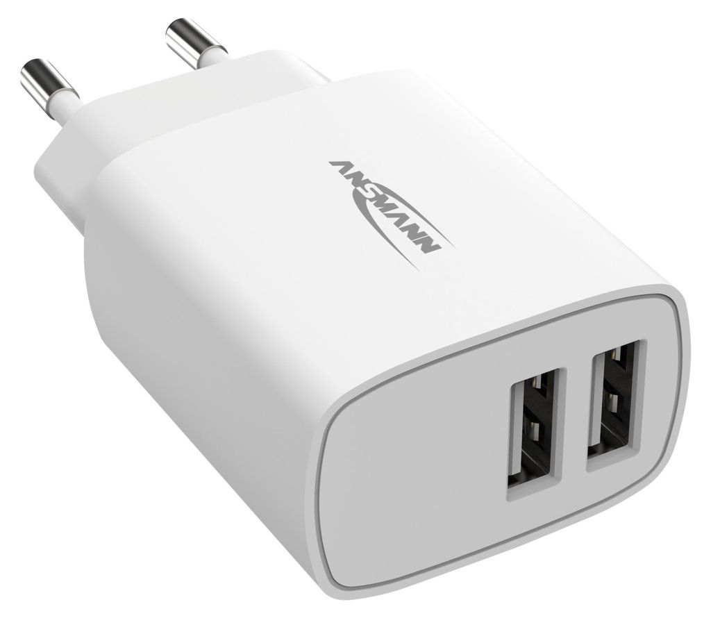 ANSMANN USB Ladegerät 12 W mit USB Schnellladung Produktbild 