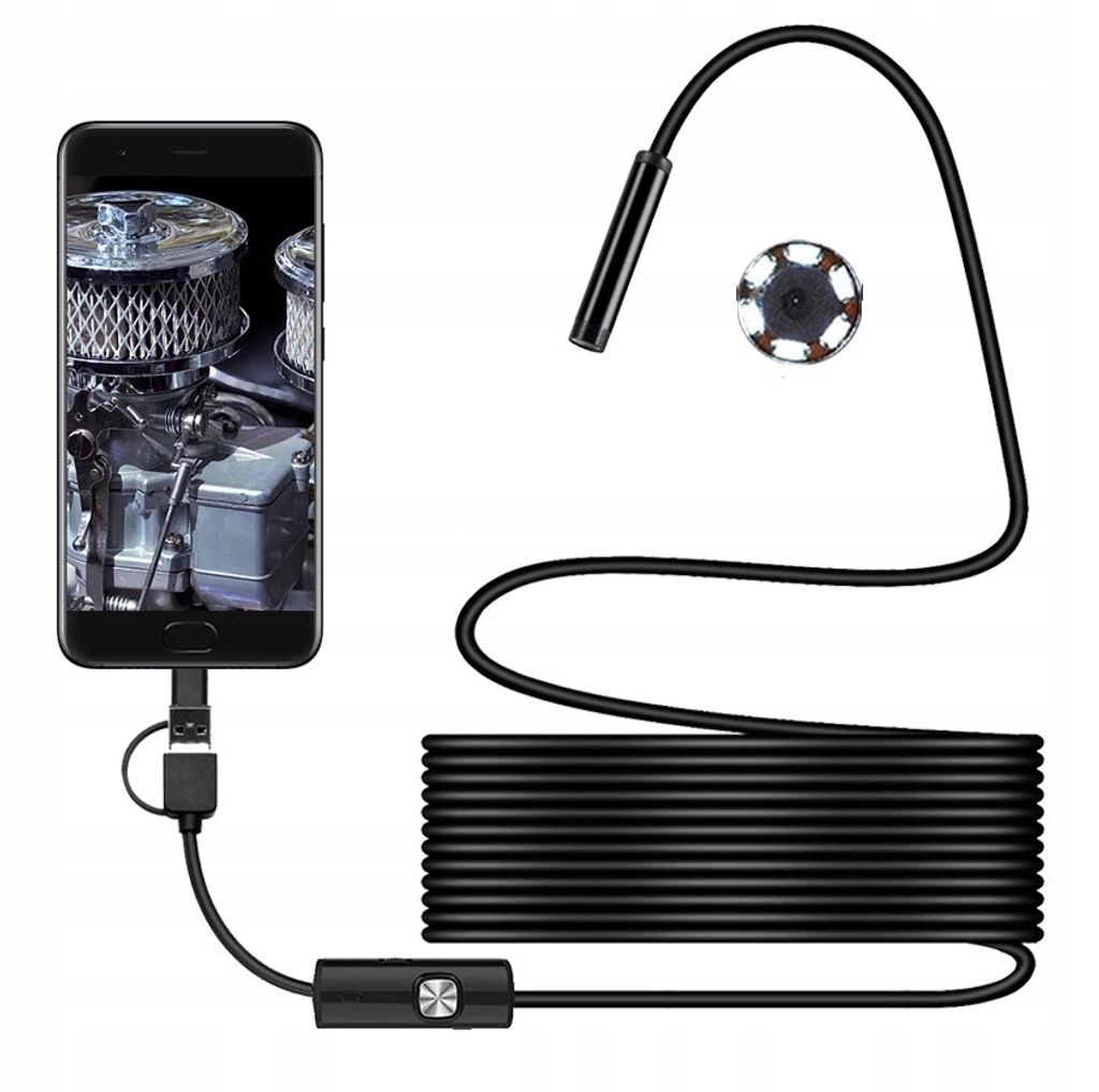 Endoscope 6Xled Inspekční Kamera Android Pc Obrázek produktu 