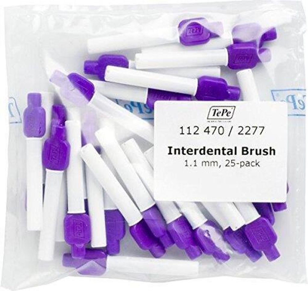 TePe Original Interdental Brushes Purple 1.1mm 25 Pieces - Produktbild 6