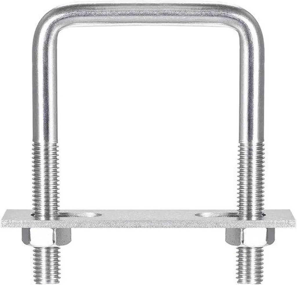 Étrier en U en acier inoxydable 62x100 mm pour remorque de bateau marine