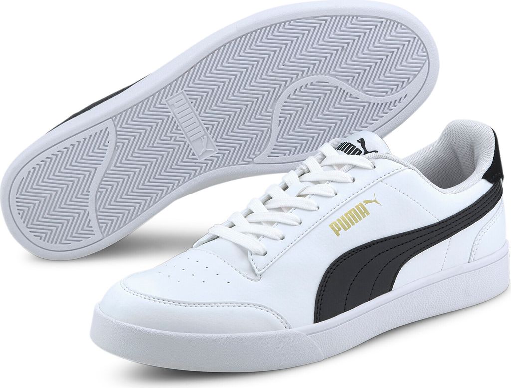 Puma Puma Shuffle Sportschuhe Herren Trainingsschuhe Sneaker low Weiß, Schuhgröße:EUR 44.5 | UK 10