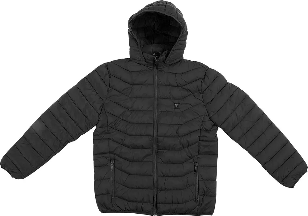 Giacca Riscaldata Elettrica 3 Livelli USB - Cappotto Termico 4XL Nero