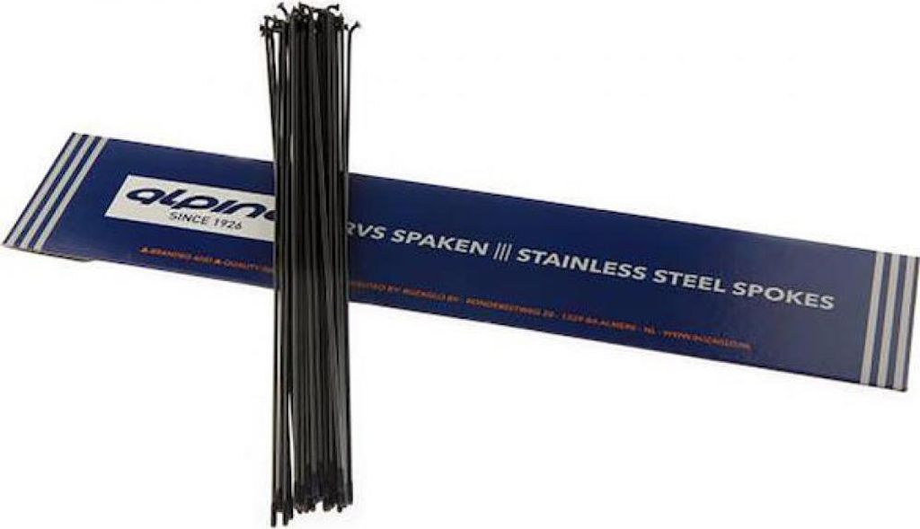Vision Ersatzspeiche Alpina Flat Directpull 284 mm Schwarz - präziser Laufrad...
