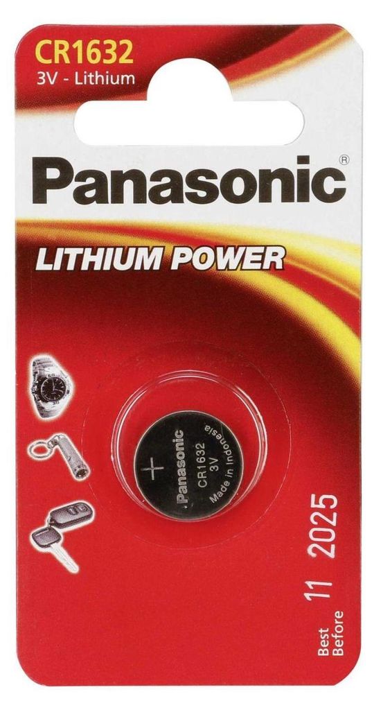 PANASONIC Lithiová baterie (knoflíková) CR-1632EL/1B  3V Image du produit 