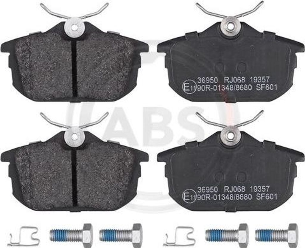A.B.S. 36950 Bremsbelagsatz, Scheibenbremse OE M850978 kompatibel mit V40, S40, Forfour, Space Star, Colt, Carisma