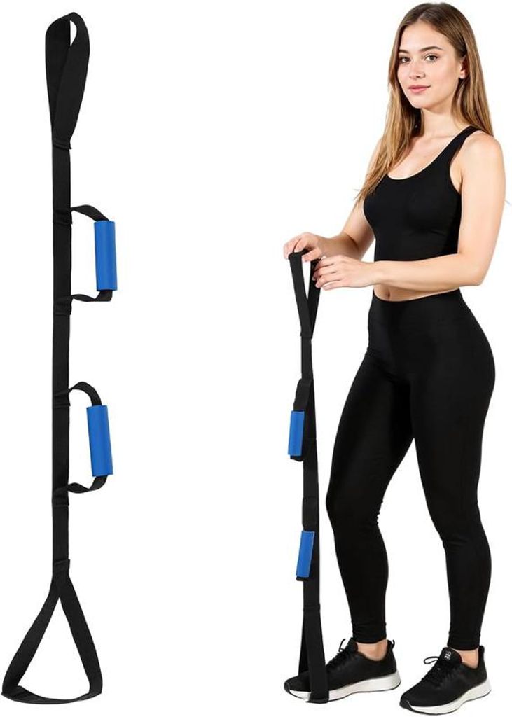 1 Stück Beinhebergurt mit gepolsterter Schlaufe, 42inch, Ein- und Aussteigen aus Sofa, Bett, Auto & Rollstuhl