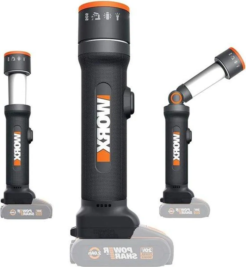 Lampe torche LED 20V : finissez vos travaux dans le noir facilement