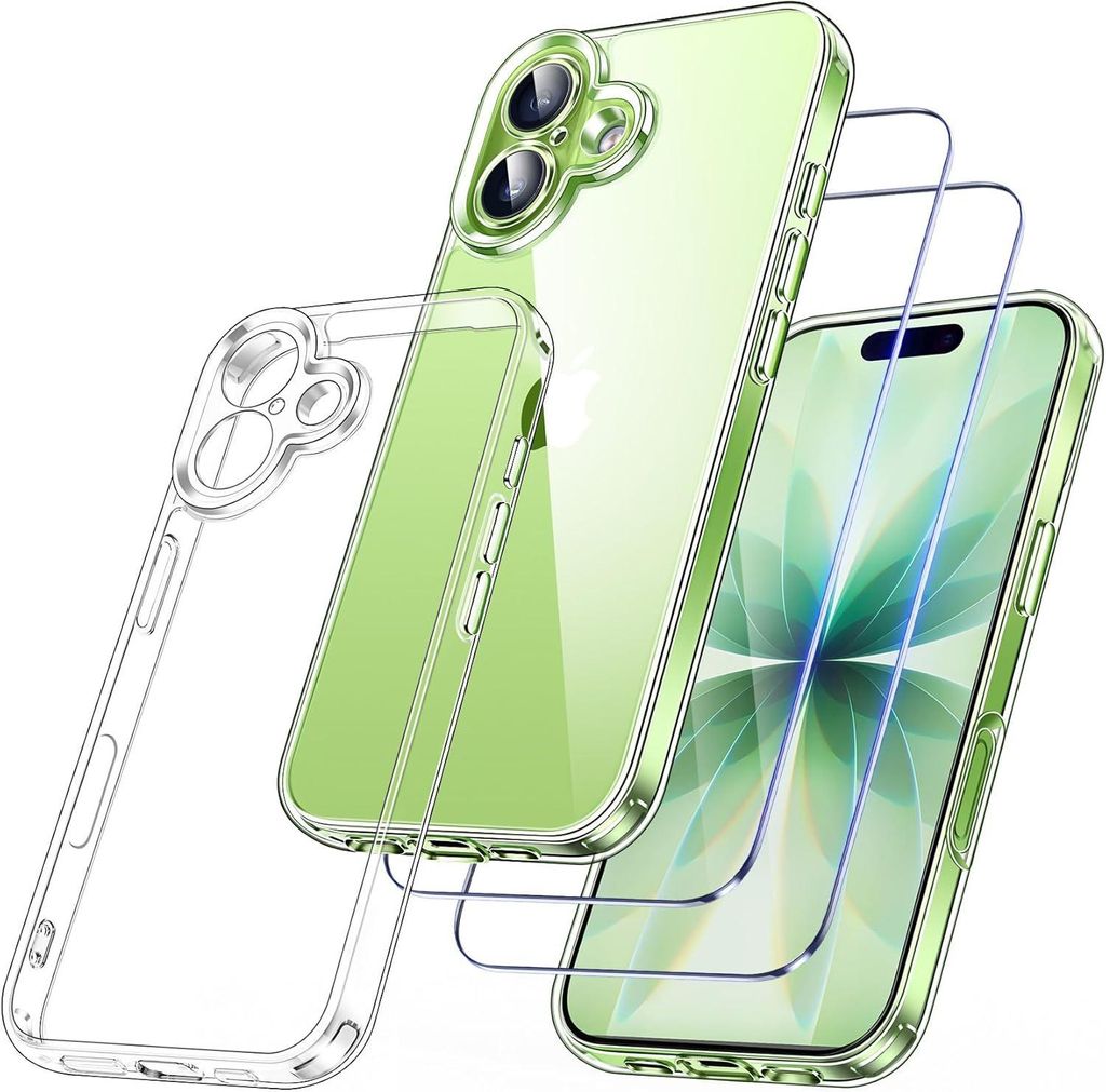 Hülle + 2X Schutzglas für iPhone 17 Panzerfolie Display Case Screen Full 9H