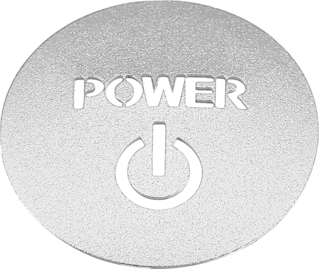 Motor Start Stop Knopf Abdeckung, Zündstarter Schalter Aufkleber Zündknopfverzierung für Honda New Vezel RV Serie Aluminiumlegierung Silberfarbe...
