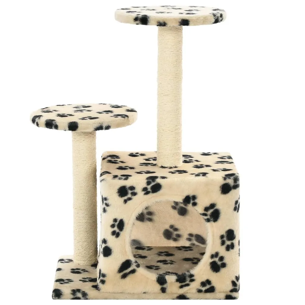 Tiragraffi Design 60cm Beige Stampa Zampa - Eleganza e Protezione Mobili