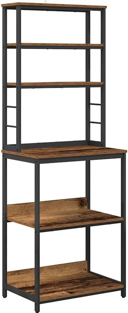 Offerta Scaffale Cucina 60x40x168 cm Legno Vintage | Occasione Arredo