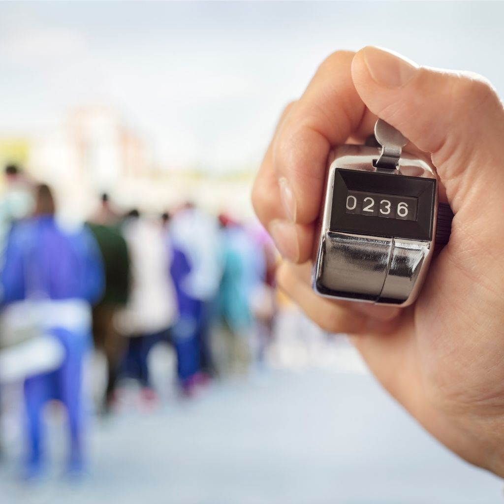 kwmobile Handzähler Counter Klicker Schrittzähler - Produktbild