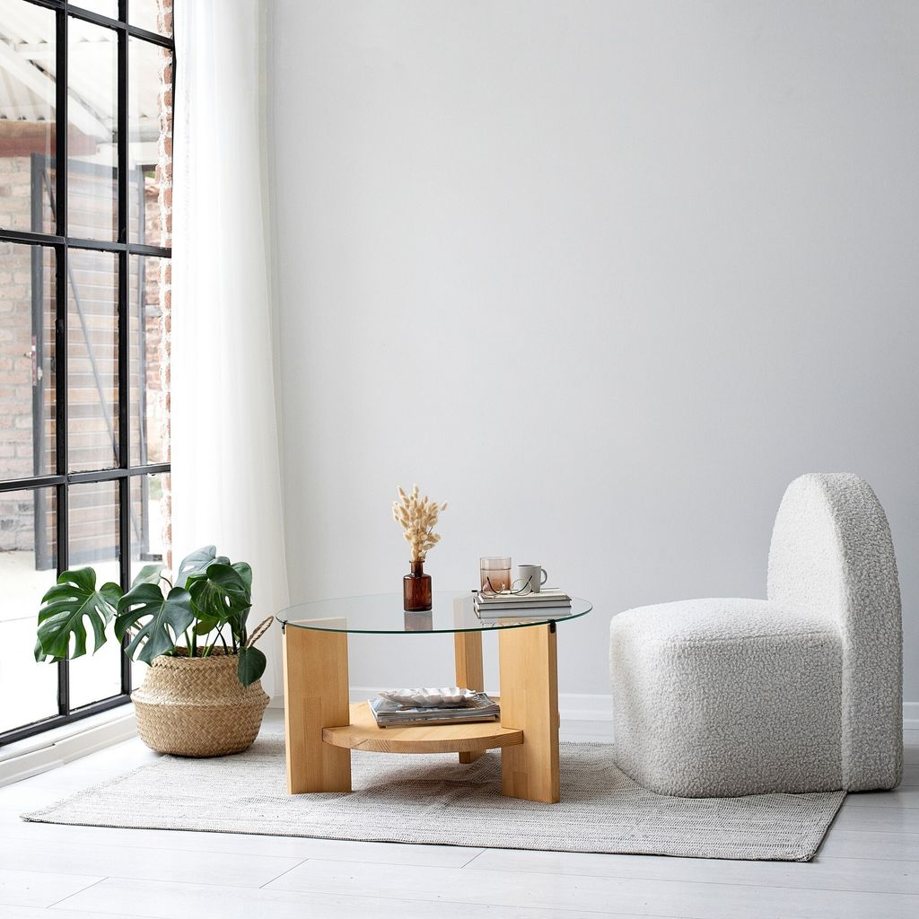 Skye Decor, Mahal - Oak, Couchtisch, Eiche, 100 % Produktbild 