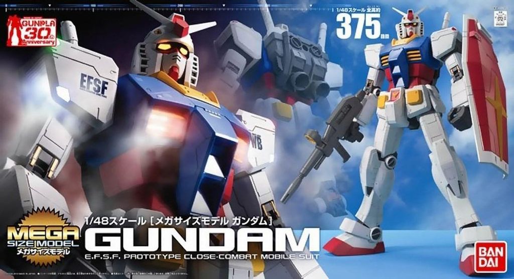 BANDAI BAN5058890 NG Mega Size Model GUNDAM RX-78-2 38 cm Produktbild 