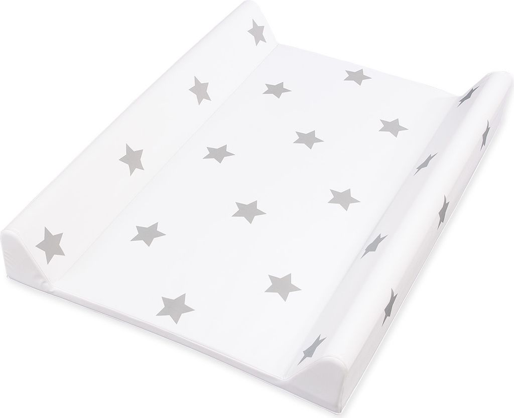 Matelas à langer, film, motif 'petites étoiles', gris Image du produit 