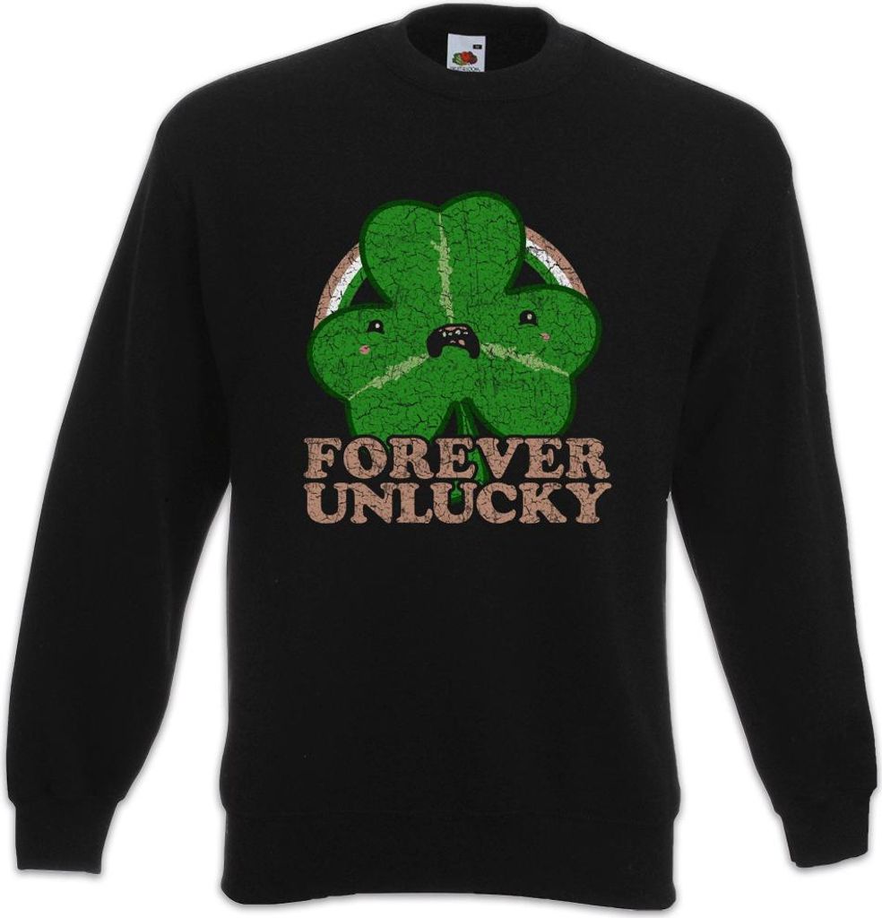 Urban Backwoods Forever Unlucky Trefoil, Sweatshirt, Farbe: Schwarz, Größe: S