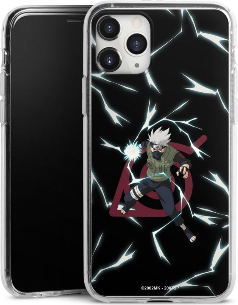 DeinDesign Handyhülle für Apple iPhone 11 Pro Max Silikon Hülle Case Smartphone Schutzhülle Naruto Shippuden Offizielles Lizenzprodukt Kakashi
