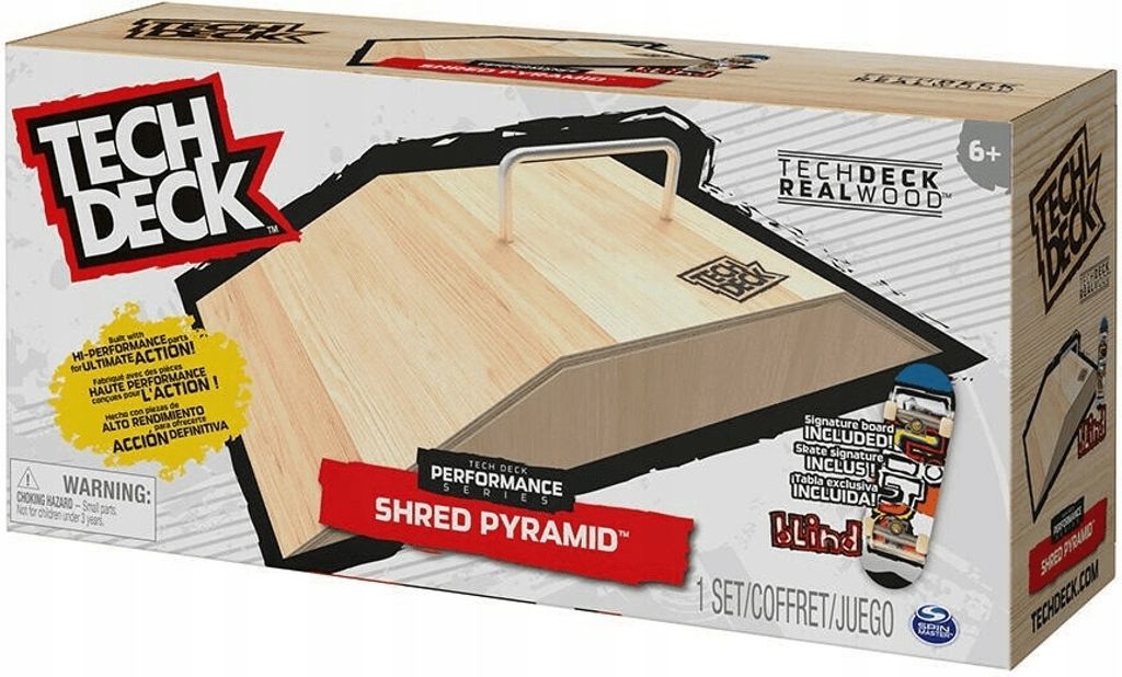 Tech Deck Shred Pyramid Holzrampenset + Zubehör Produktbild 13