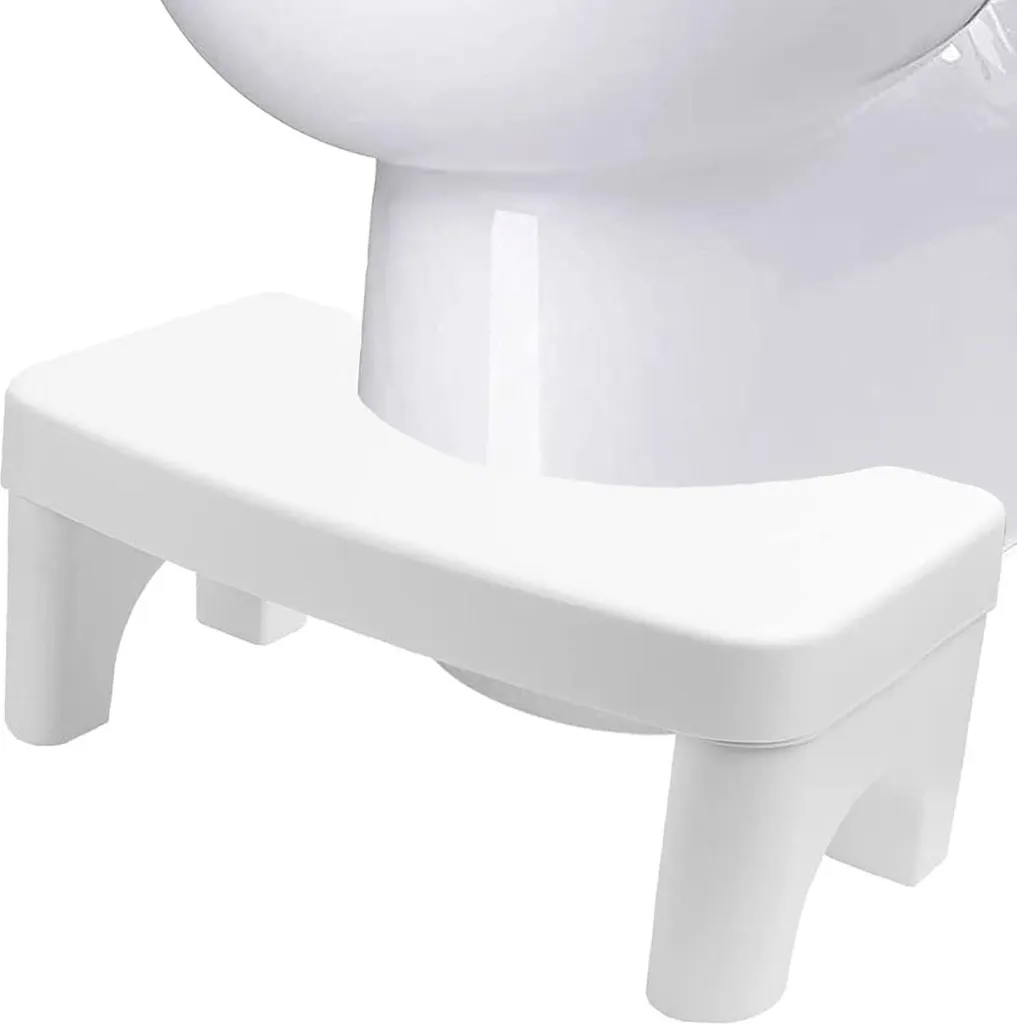 Marchepied de toilette ergonomique pliable et pot amovible pratique