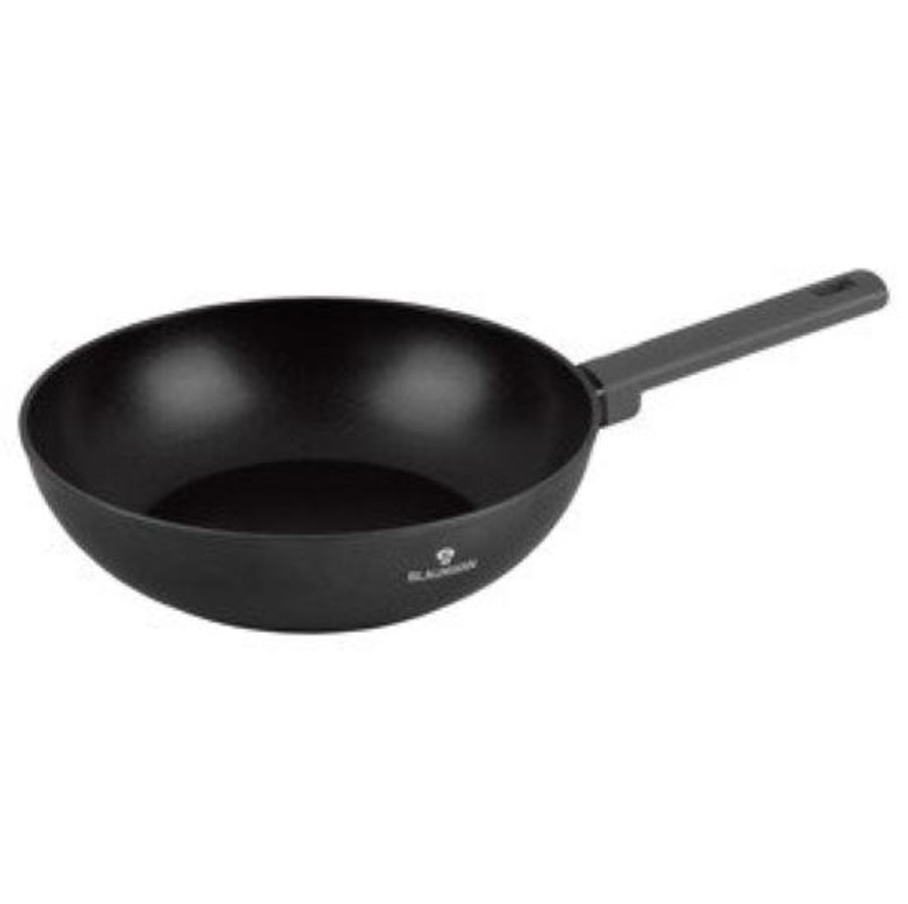 Wok 28 cm Anthrazit, Aluminiumguss, kratzfeste Antihaftbeschichtung, induktionsgeeignet