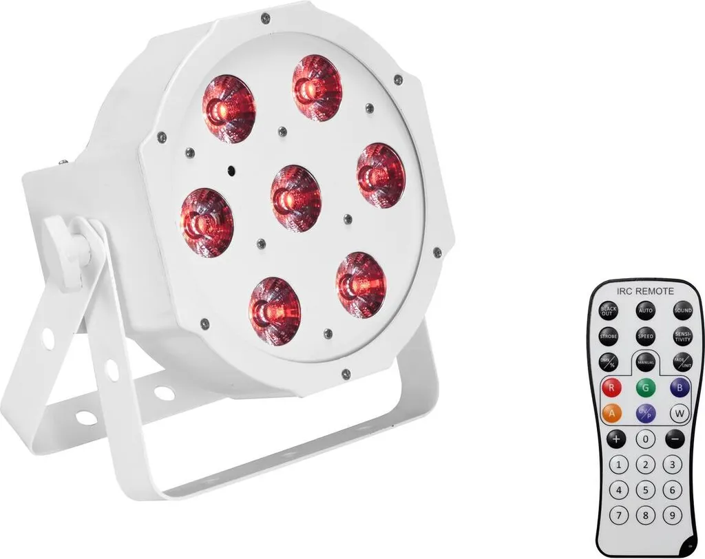 Spot de sol LED silencieux Eurolite SLS-7 HCL blanc anti-scintillement