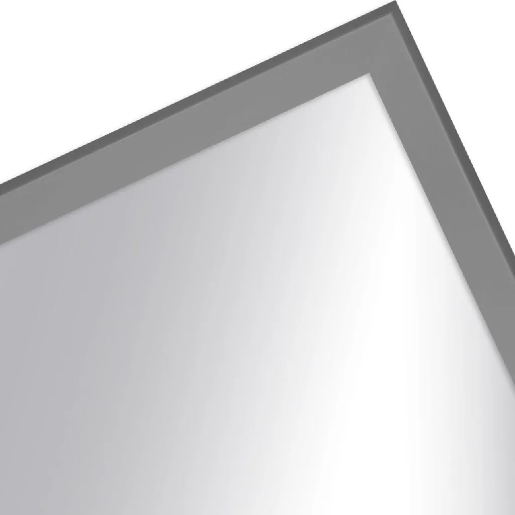 Specchio MendeFrames H080 Grigio Chiaro 40x40 - Design Contemporaneo - 2
