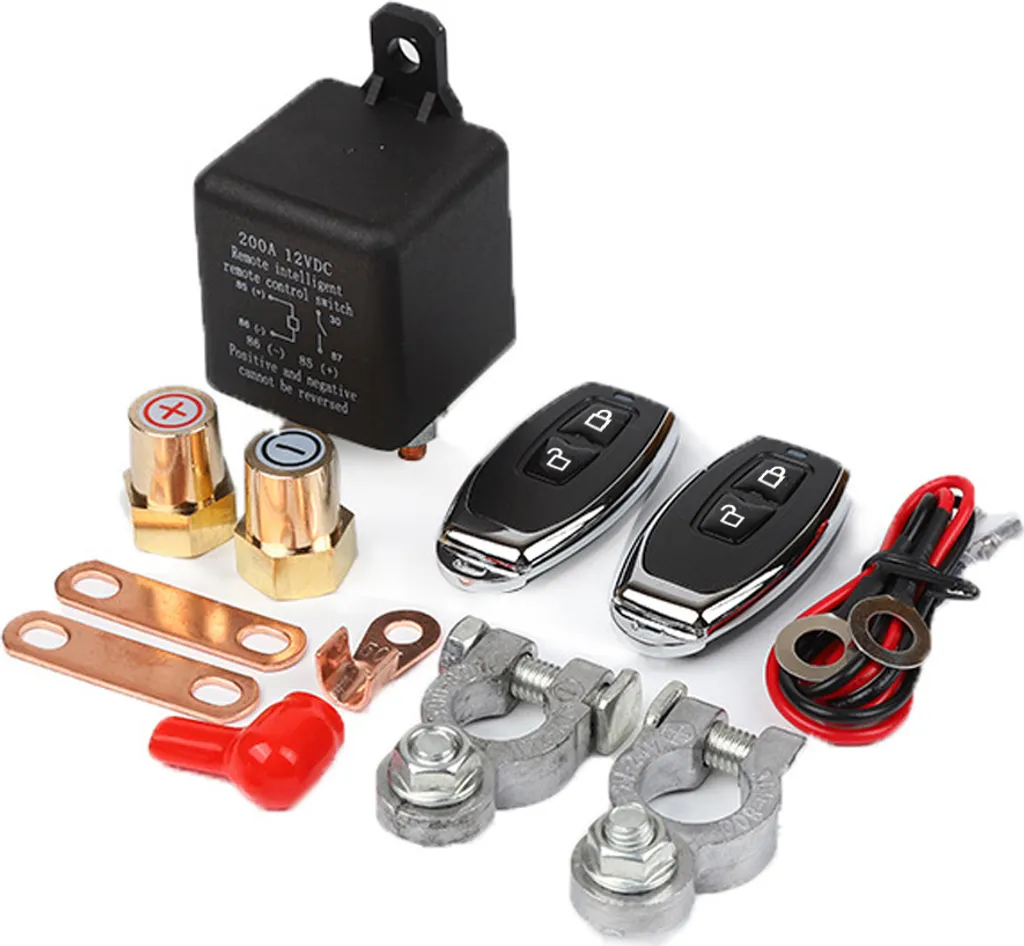 Anti-Décharge Batterie 12V 200A : Coupe-Circuit à Distance Sans Fil Rapide